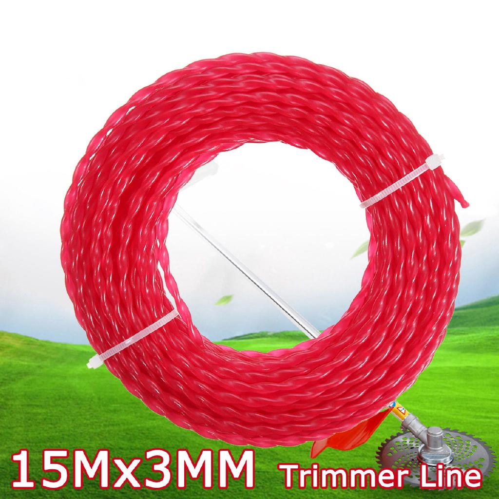 Cuộn cước dành cho máy cắt cỏ bằng chất liệu nylon kích thước 15mx3mm
