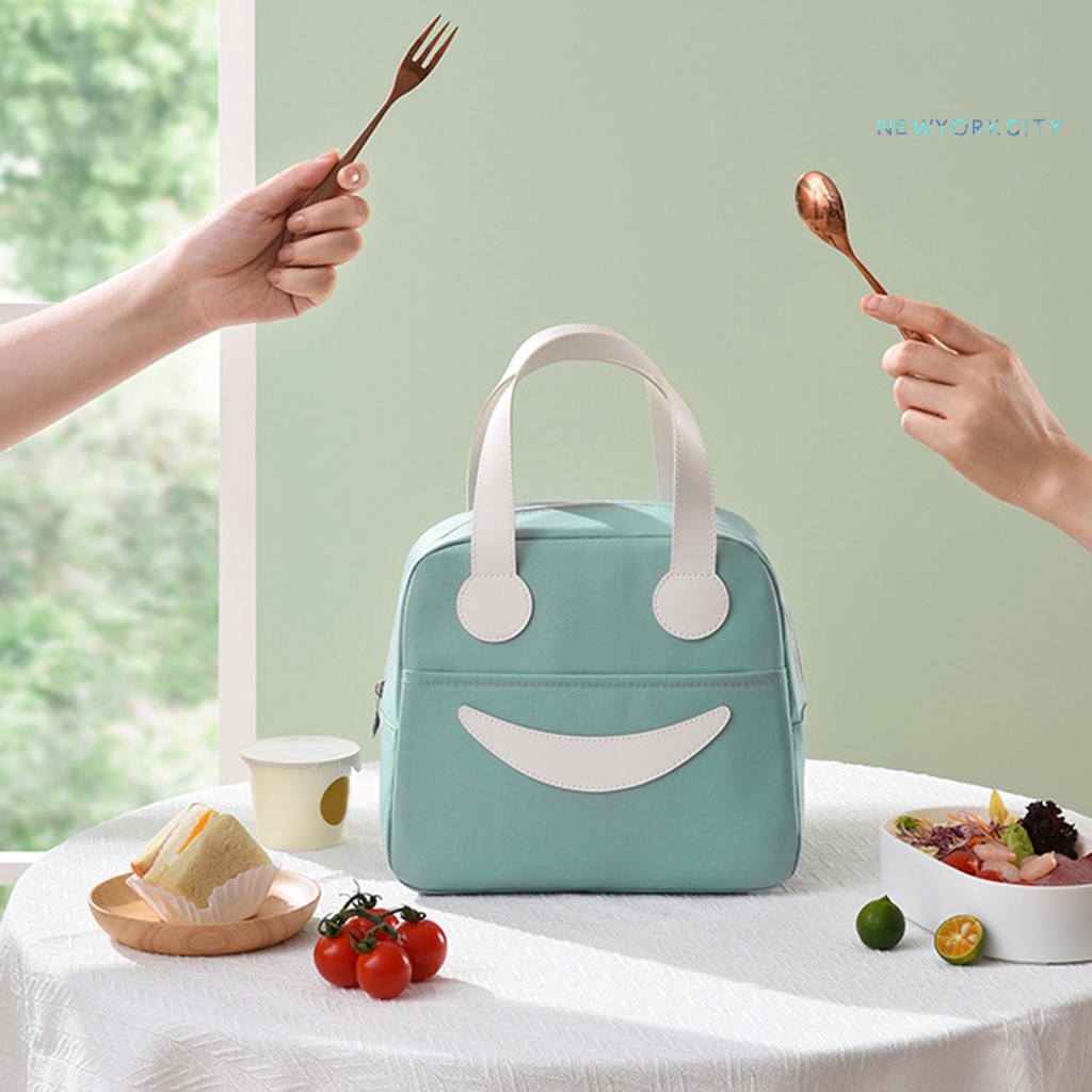 Túi Đựng Hộp Cơm Trưa NYC Giữ Lạnh Sức Chứa Lớn Có Tay Cầm Cho Văn Phòng