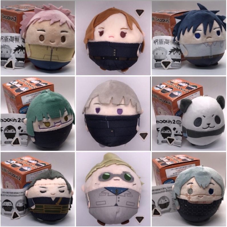 OtakuTPstore Chính hãng nguồn Nhật off official fuwa daruma doll búp bê nhồi bông anime Jujutsu Kaisen
