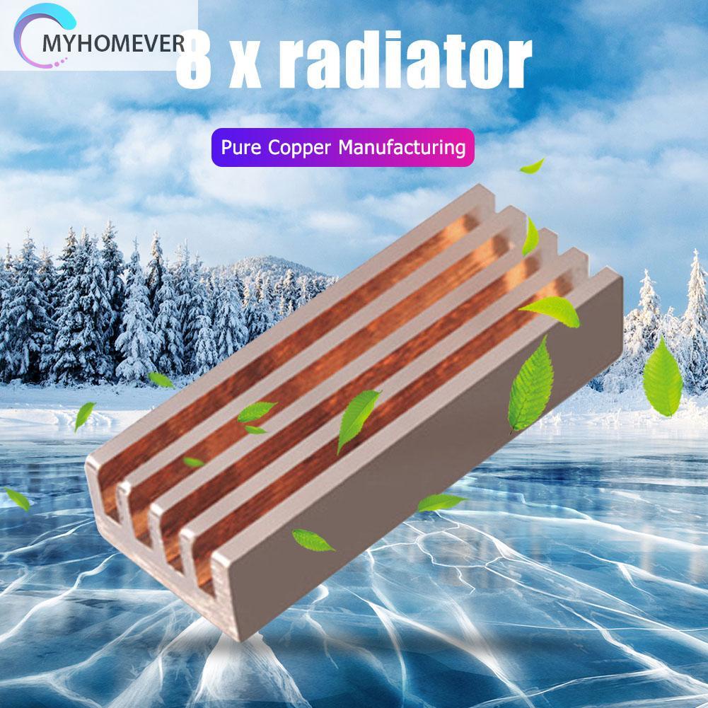 Bộ 8 Miếng Dán Tản Nhiệt Bằng Đồng Cho Laptop | BigBuy360 - bigbuy360.vn