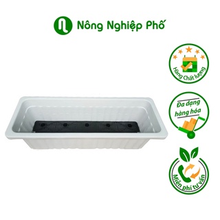 Chậu dài trồng hoa lan can kích thước 63.5x22x19cm