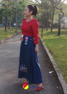 Váy chống nắng Jean cao cấp