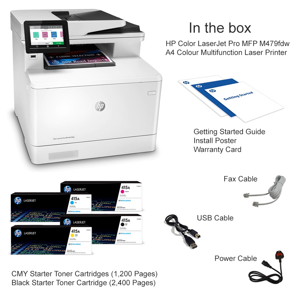 Máy in màu đa chức năng HP LaserJet Pro MFP M479fdn / M479fdw tại VanphongStar tốc độ in cao 21 trang/phút