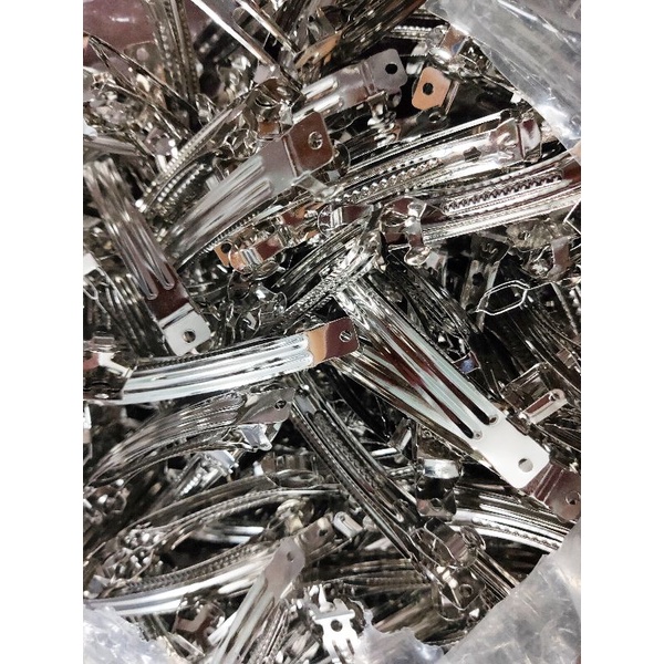 100 xương kẹp tóc sườn 10cm làm phụ kiện tóc