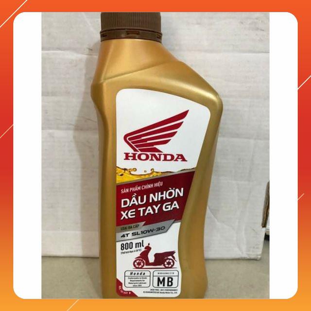 Dầu nhớt - dầu nhờn xe Honda tay ga, xe số hàng Chính hãng HONDA tem 2 lớp 800ml