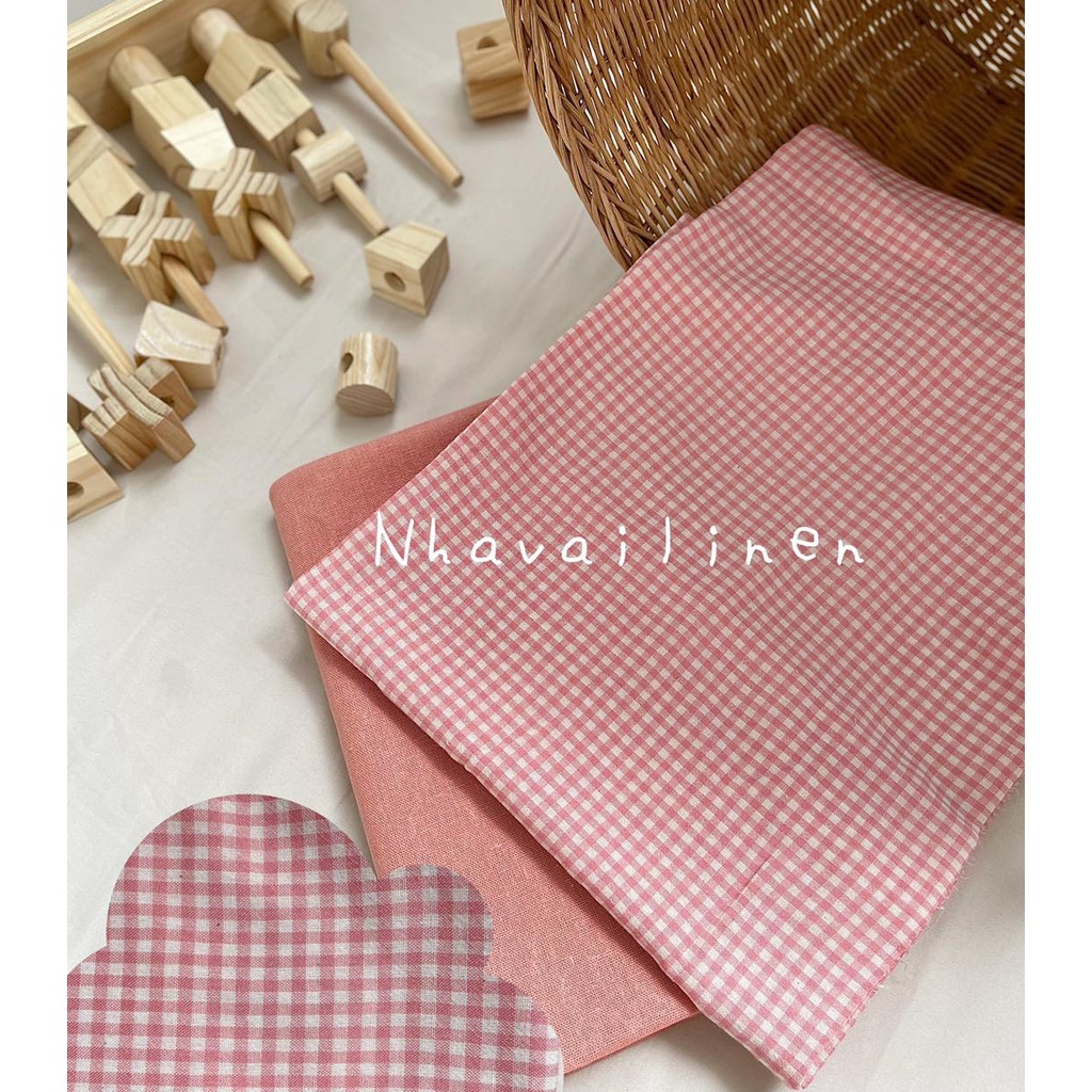 Vải Cotton Nhà Vải Linen Họa Tiết Caro Dễ Phối Dễ Sử Dụng Thành Phần Tự Nhiên Ứng Dụng Cho Nam Và Nữ