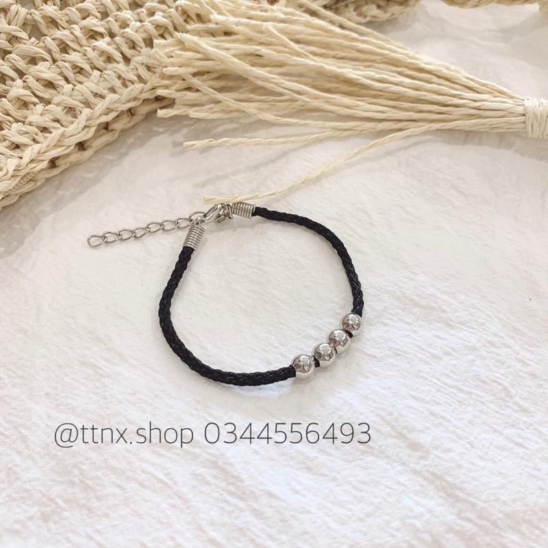 Vòng tay hạt bạc cao cấp ⚡FREESHIP⚡