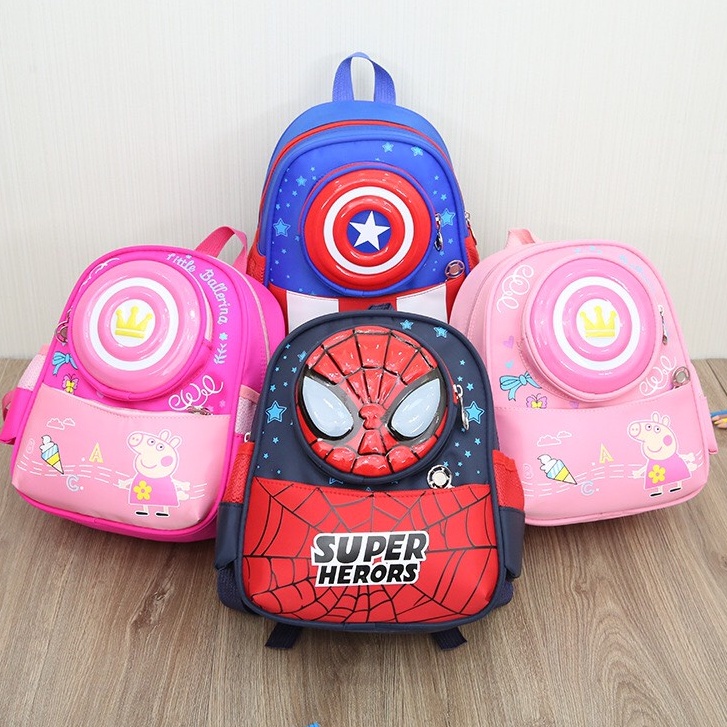 Balo Cho Bé Trai - Bé Gái đi học Mầm Non họa tiết đáng yêu BL2088