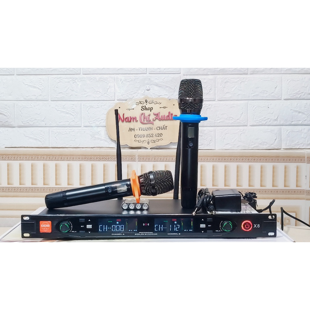 Micro không dây , Karaoke BBS X8 và BBS K868 chất âm hay bộ mic quốc dân của năm đáng mua