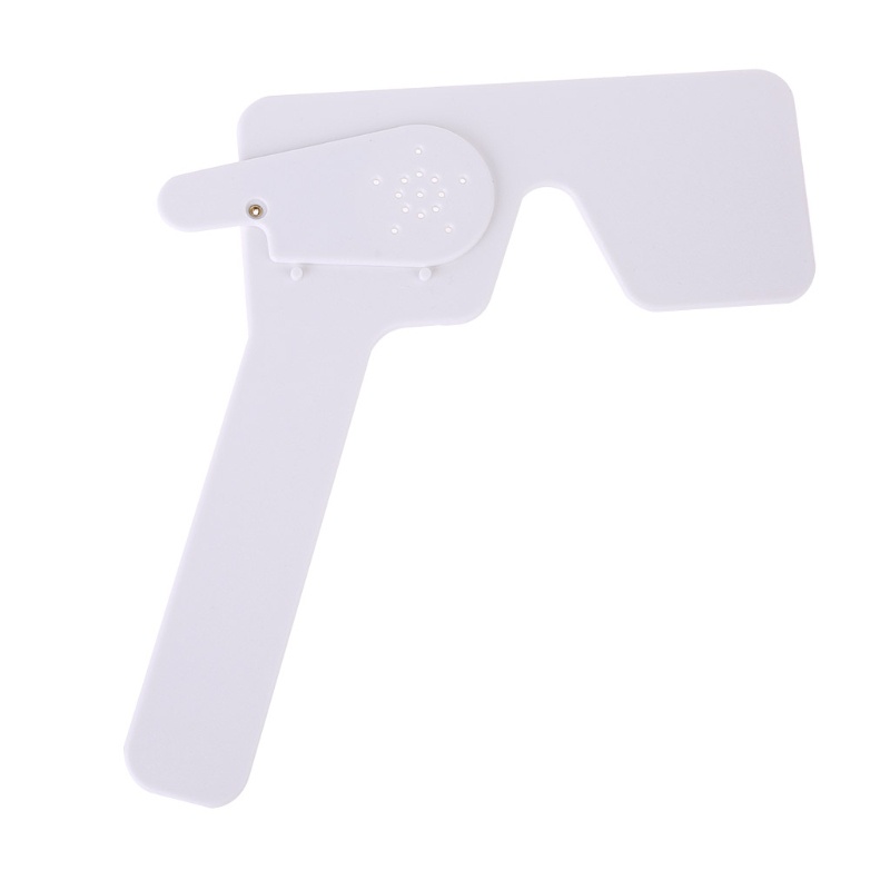 Kính Râm Mắt Một Mắt Pinhole Một Đầu Màu Trắng / Đen