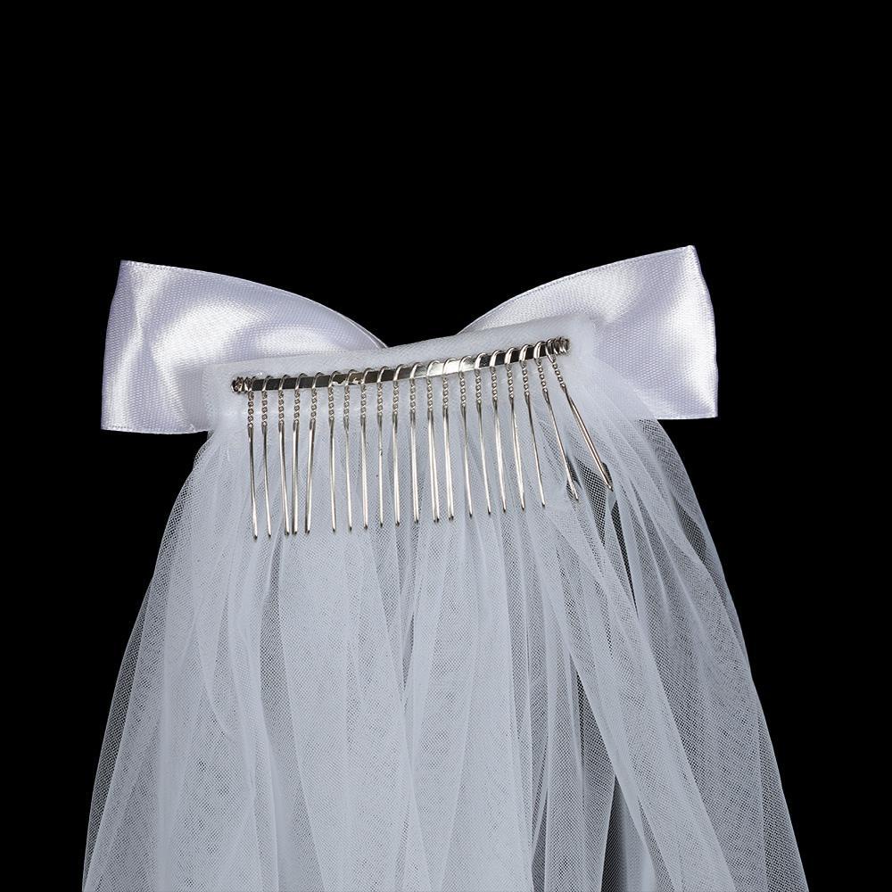 Mạng Che Mặt Cô Dâu Viền Ren Đơn Giản Thanh Lịch Kèm Lược