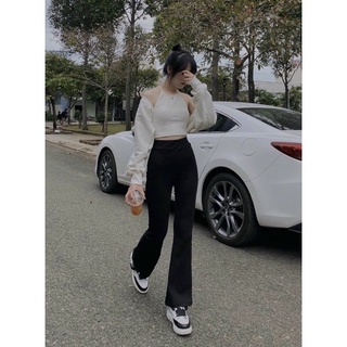 Quần loe hack chân