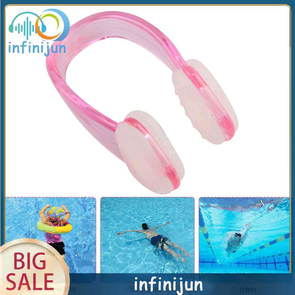 Kẹp Mũi Bằng Silicon Mềm Thoải Mái Tiện Dụng Khi Đi Bơi / Lướt Sóng