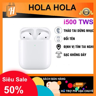 GIẢM 50% Tai nghe Bluetooth TWS i27 / i500 / W12 / ES39 tích hợp cảm biến và định vị (Hộp sạc không dây) GIẢM 50%