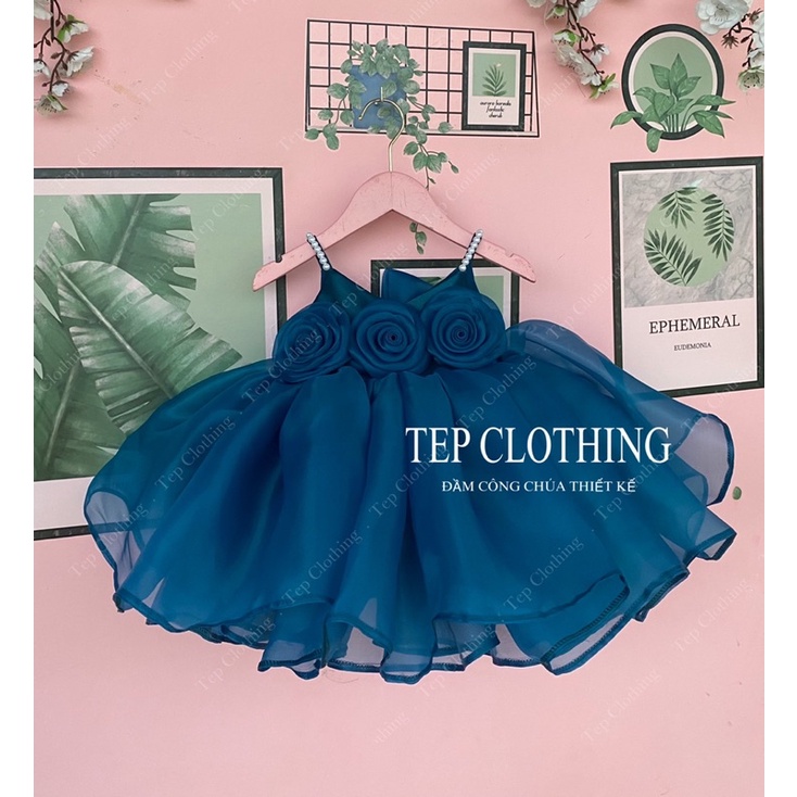 LITTLE ROSE Đầm Công Chúa Thiết Kế Cho Bé Gái by Tep Clothing - Hình Thật