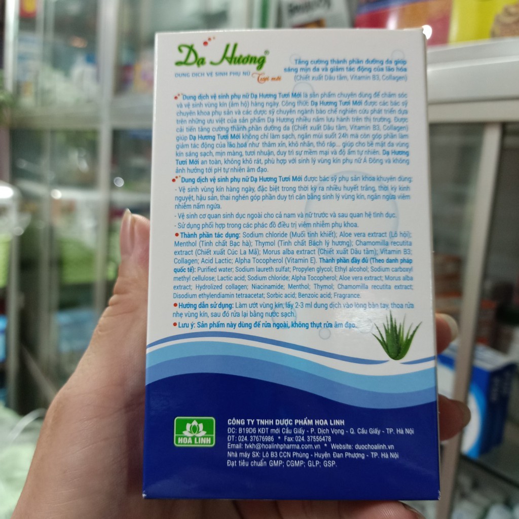 [QUÀ TẶNG] DUNG DỊCH VỆ SINH PHỤ NỮ DẠ HƯƠNG CHAI 100ML