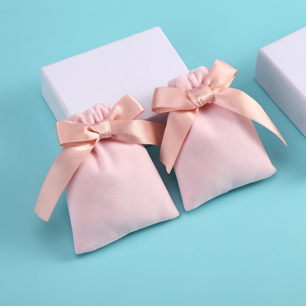 Túi dây rút vải nhung đựng trang sức tiện lợi