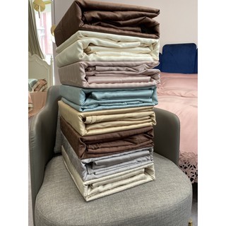 Bộ chăn ga Tencel 100s dệt logo vân chìm Sang trọng sét 4 món