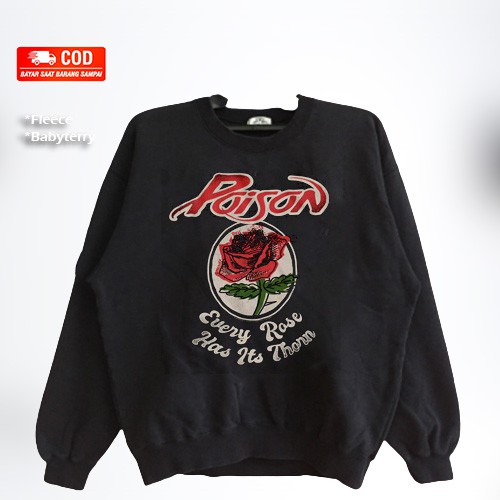 Áo hoodie Dài Tay In Chữ "Every rose" Thời Trang