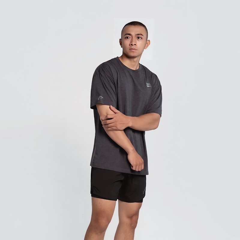 ÁO PHÔNG OVERSIZE T-0011| XÁM ĐẬM