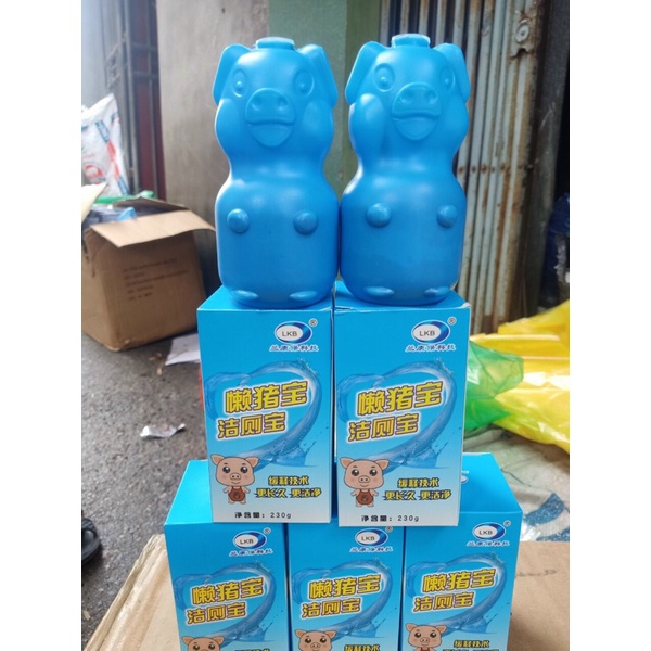 Combo 5 lọ lợn, gấu thả bồn cầu