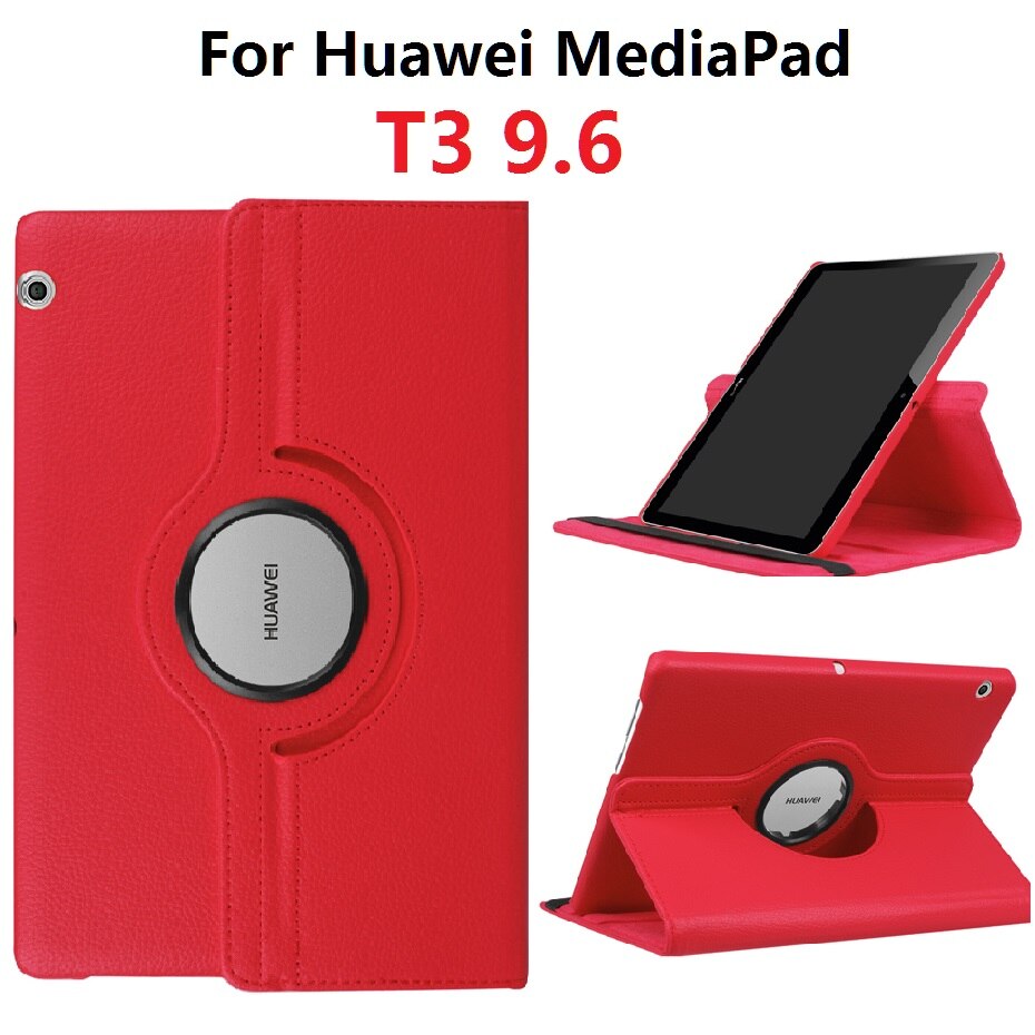 Bao Da Có Giá Đỡ Xoay 360 Độ Cho Huawei Mediapad T3 10 9.6 Ags-L09-L03 W09