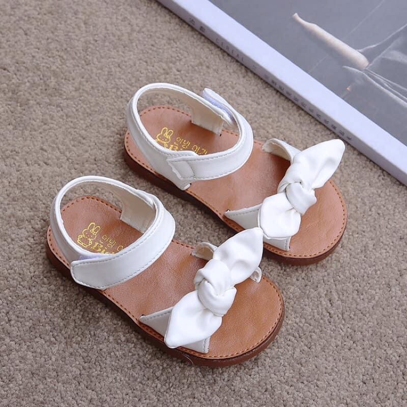 SANDAL ĐÍNH NƠ CHO BÉ GÁI 1-6 TUỔI SIÊU MỀM NHẸ