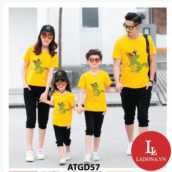 Áo Thun Gia Đình Dễ Thương MS03 (Giá 1 Áo)