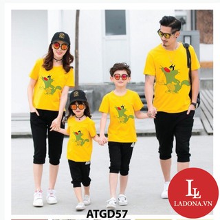 Áo thun gia đình dễ thương ms03