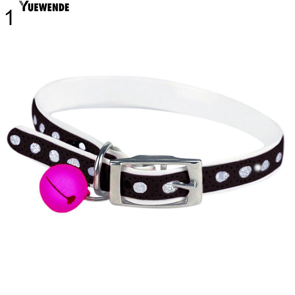 Vòng cổ da phối chuông cho thú cưng