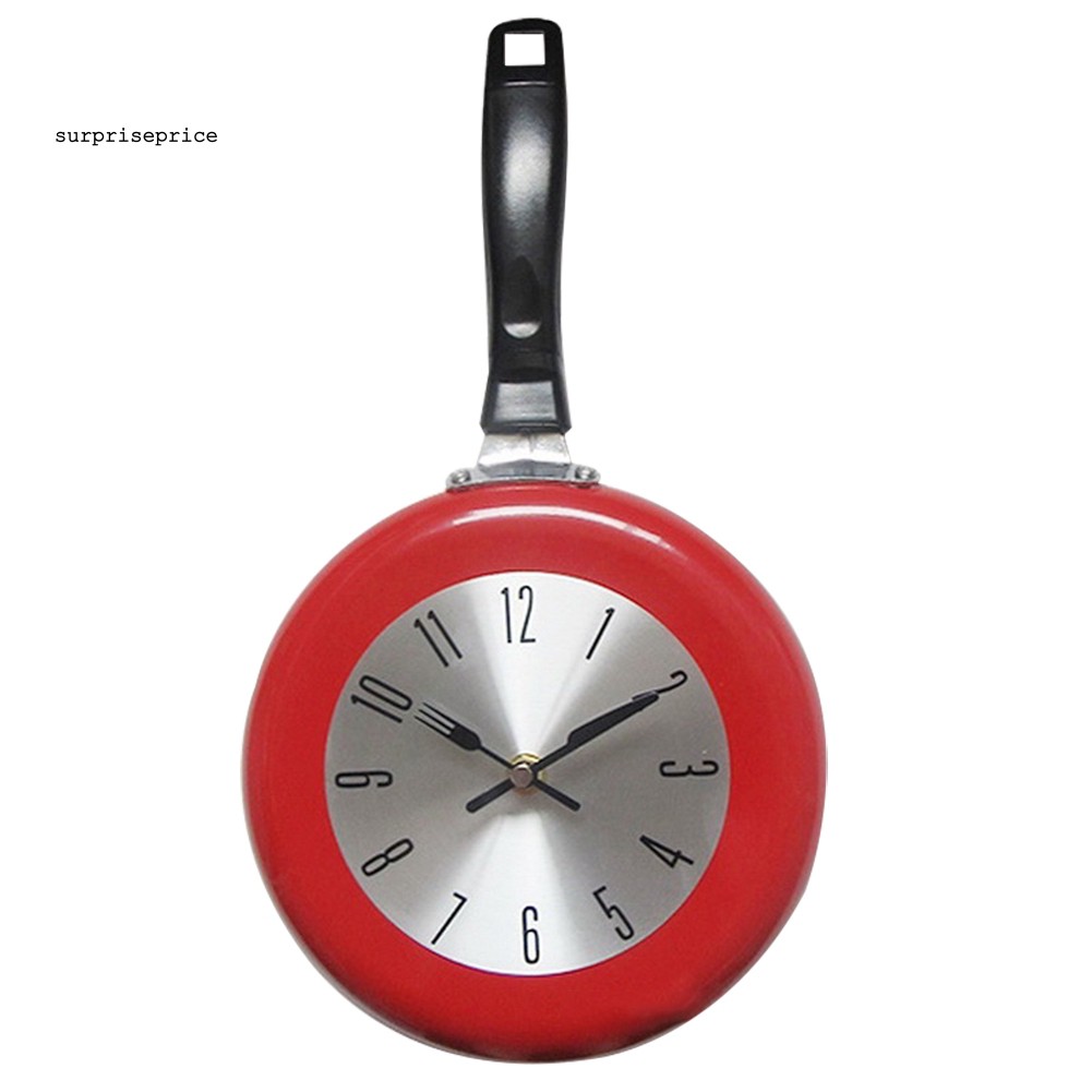 Đồng hồ treo tường hình chảo nhà bếp độc đáo 8 inch