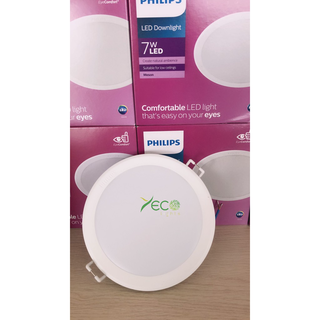 Bóng philips led âm trần d105-7w-9w-