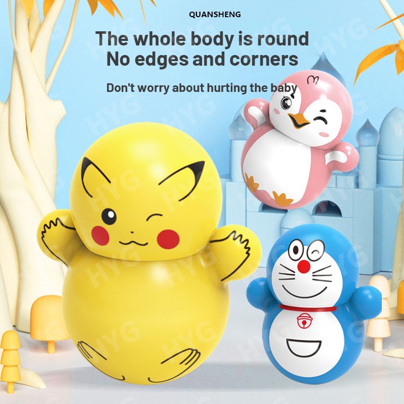 Đồ chơi lật đật HYG TOYS dễ thương để bàn trang trí làm quà Giáng sinh cho bé