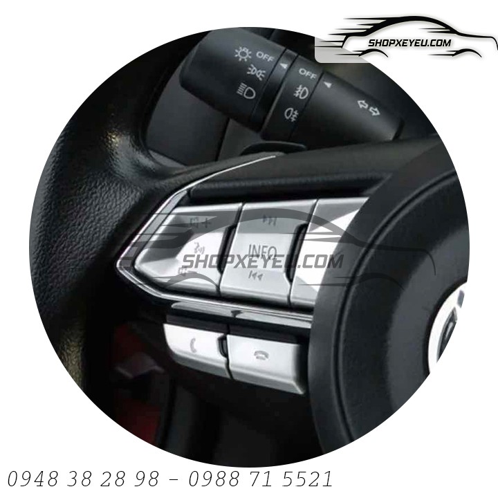 Ốp nút vô lăng cho xe Mazda Facelift