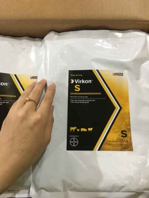 Virkon S 500g sát trùng chuồng trại, nhà cửa