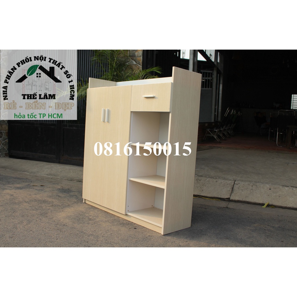 tủ giày nhựa 1m2 x 1m x 31cm (có giao sau giờ hành chính)