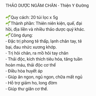 Thảo dược ngâm chân Đức Huy Hiệu
