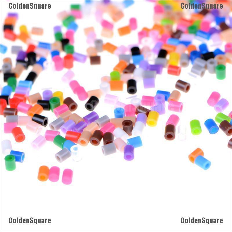 Bộ 500 Hạt Nhựa 2.6mm Nhiều Màu Cho Bé Vui Chơi