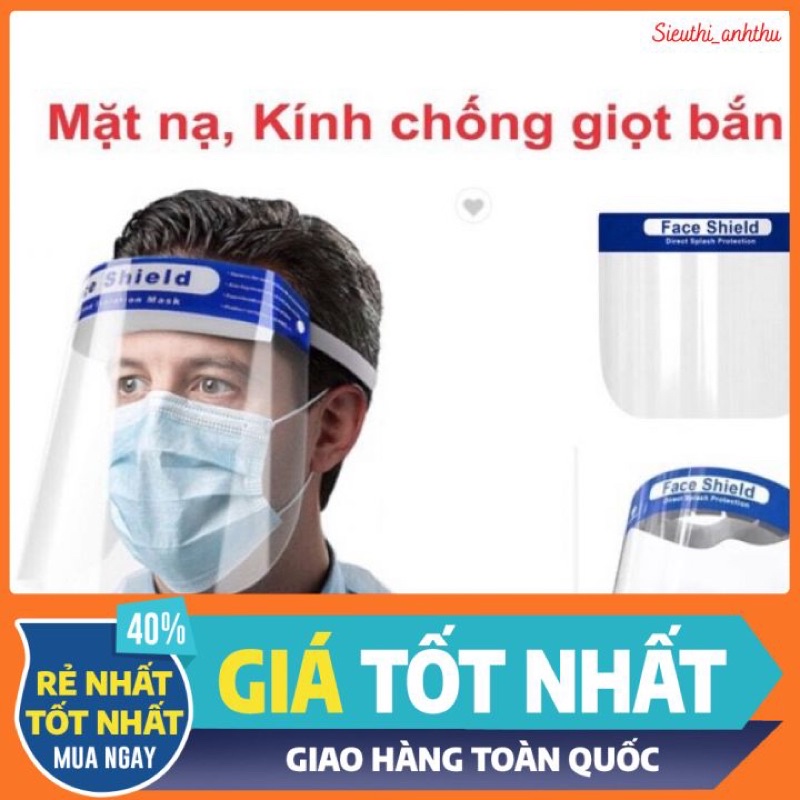 Mặt nạ chống dịch-kính chống giọt bắn chống dịch( Có xuất VAT) | BigBuy360 - bigbuy360.vn