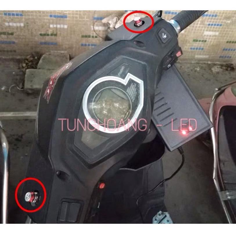 Ốc mặt cười chân gương xe máy 10mm gen xuôi,gen ngược