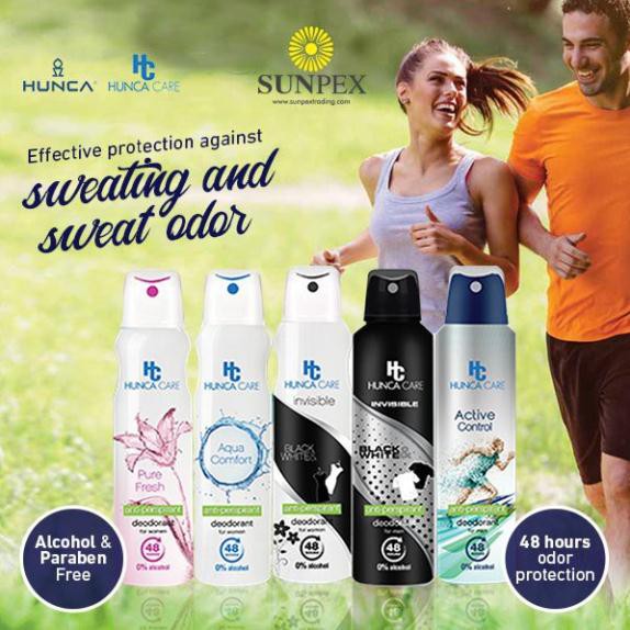 [Chính hãng] Xịt Khử Mùi Nữ HUNCA Giảm Thâm, Hương Nước Hoa, Khử Mùi 48h, Ngăn Vệt Ố Vàng, Không Cồn (150ml) | BigBuy360 - bigbuy360.vn