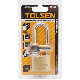 Ổ khóa đồng cùm dài Tolsen 40mm 55109