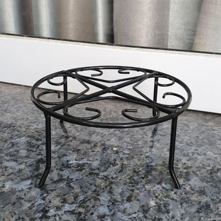 Kệ sắt tròn đặc sơn tĩnh điện kê đặt chậu hoa ĐK 21cm .