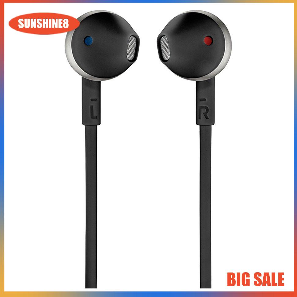 【SUN】Headphones JBL Tune T205 Sports Earphone With Mic Wireless Half In-Ear Headset