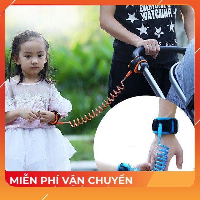 Dây dắt trẻ  em đeo tay chống thất lạc Chất liệu của sản phẩm: Neoprene + PU + trắng sợi nano