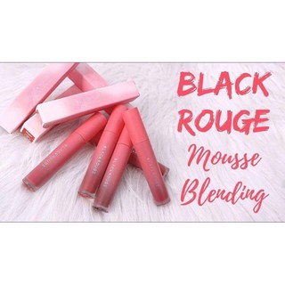 Son Kem Lì Black Rouge S02-Cam San Hô  Mousse Blending Tint