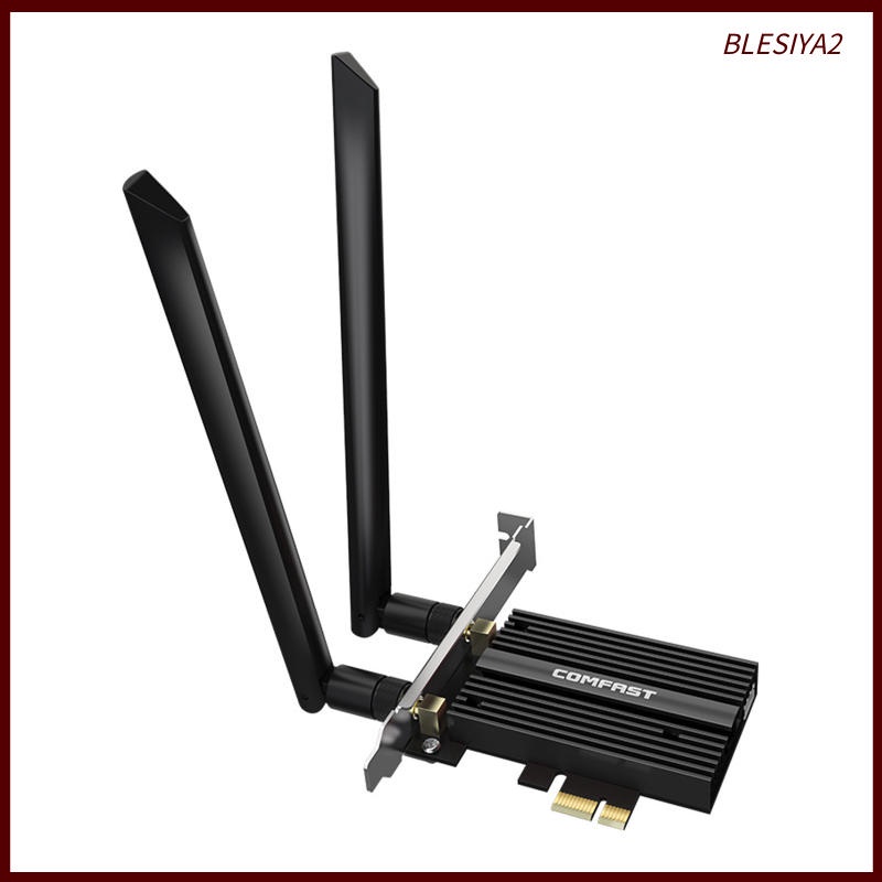 Bộ tiếp hợp WiFi 6 PCI-E 1800Mbps 802.11AX PCI bluetooth 5.2 dành cho máy tính bàn