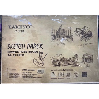 Giấy Vẽ Takeyo A4 -20tờ - 8734