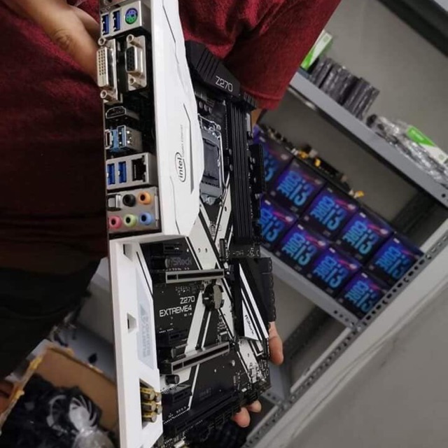 Main asrock Z270 Extreme 4 đã mod chạy thế hệ 9