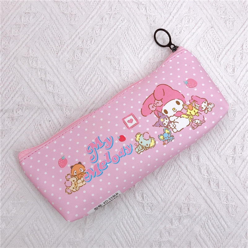 Túi Đựng Bút Có Khóa Kéo Họa Tiết Dễ Thương